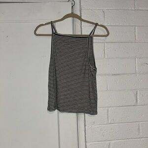 Mossimo Supply Co Black and White Crop Camisole